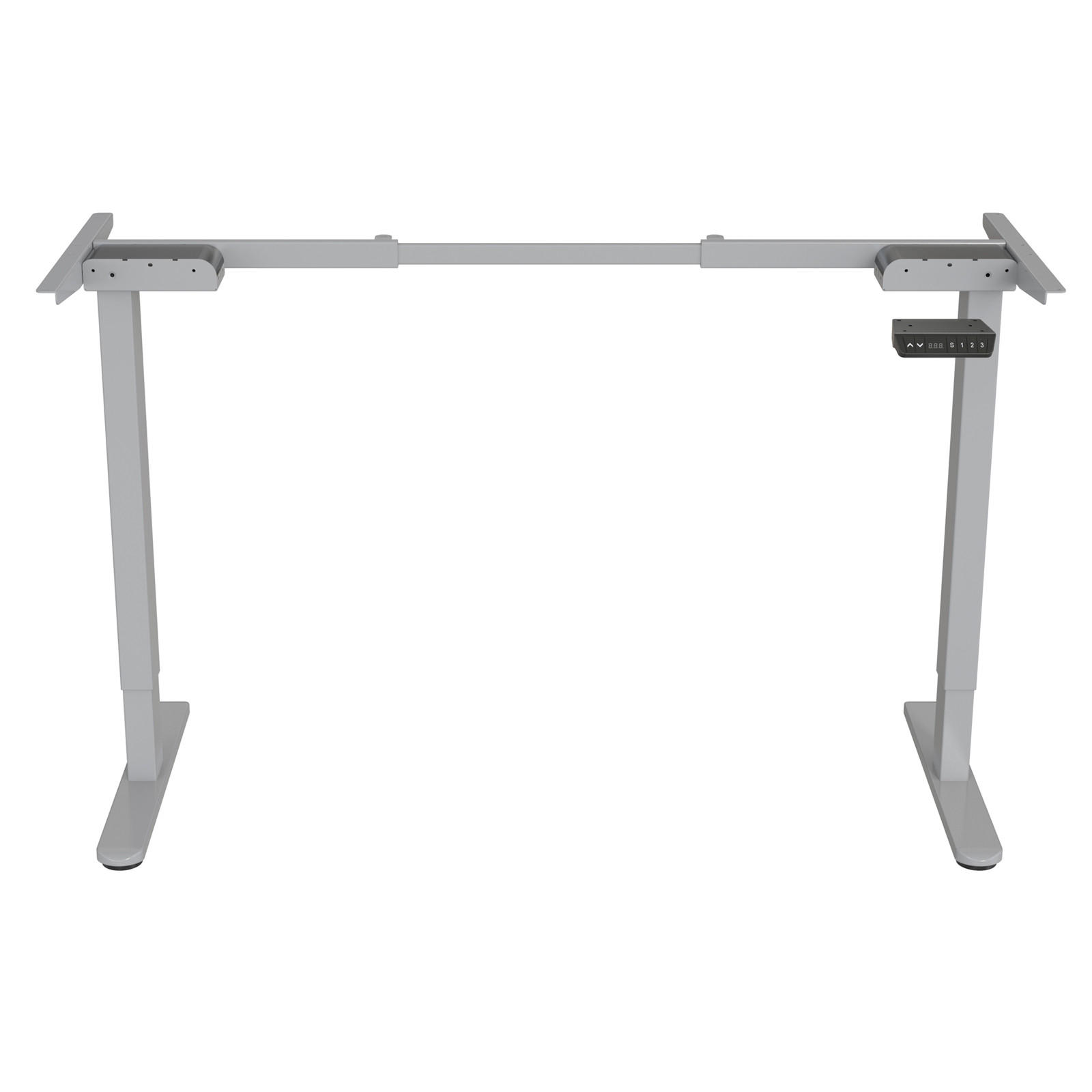 SCHREIBTISCHGESTELL Dobon Grau - Grau, Metall (58.5/140/120cm) - SVITA