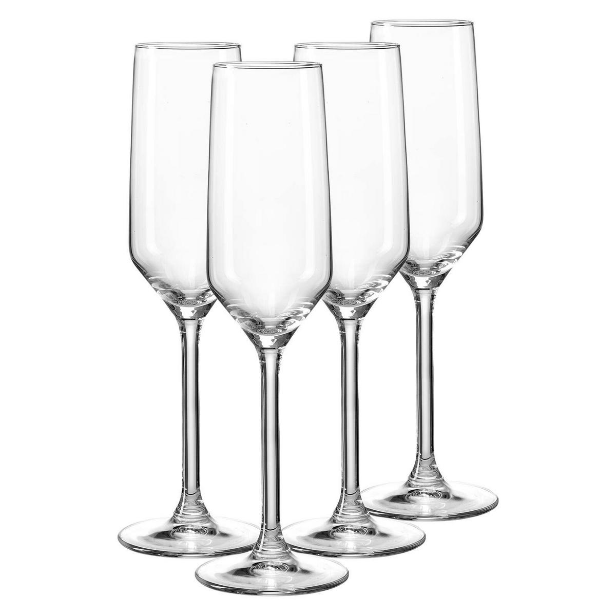 SEKTGLÄSER Rumba transparent 220 ml 4er Set - Transparent, Glas (0.22L) - Ritzenhoff Breker