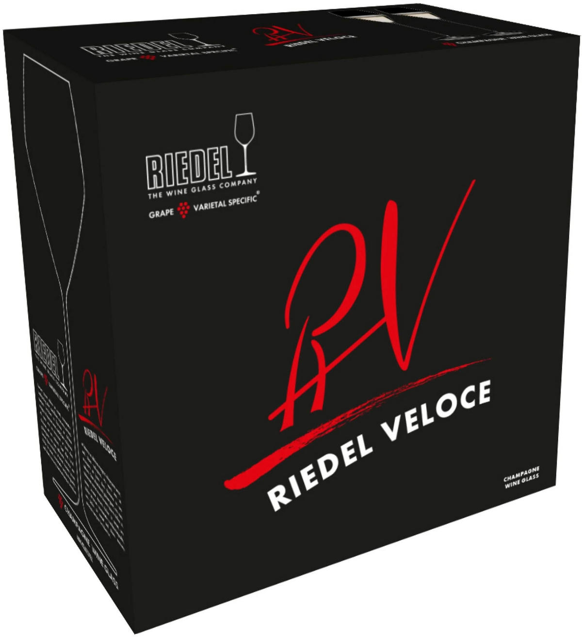 CHAMPAGNER GLAS Veloce transparent 327 ml 2er Set - Transparent, Glas (0.33L) - Riedel
