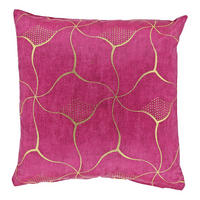 DEKOKISSEN Celina Rosa 45/45/8 cm - Pink, Textil (45/45cm) - Unique Living