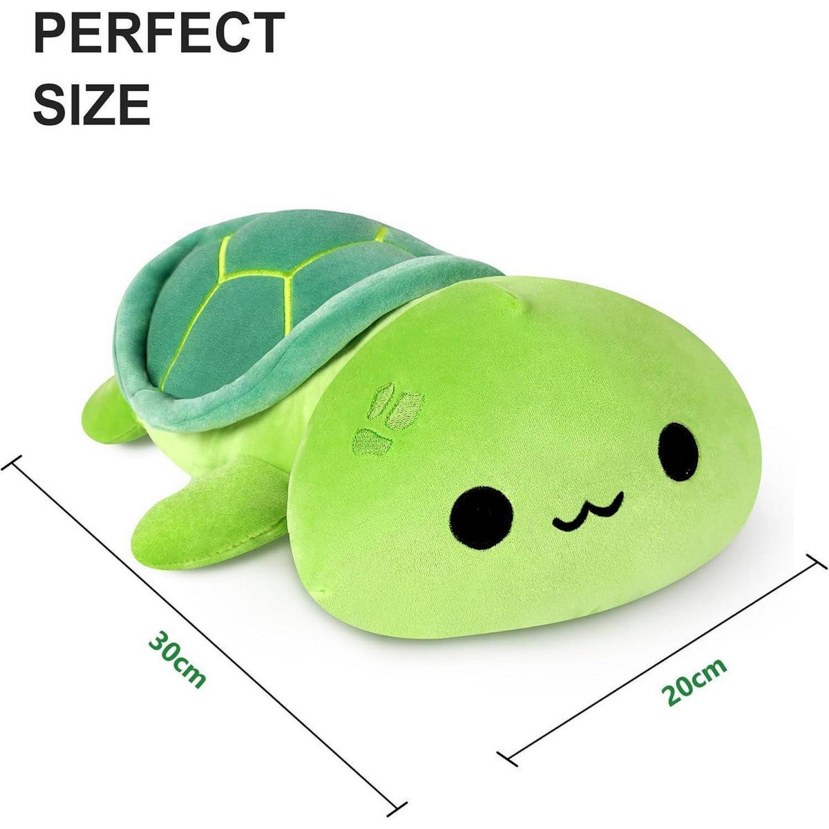 PLÜSCHTIER Schildkröte 30 cm - Grün, Textil (20/30cm)