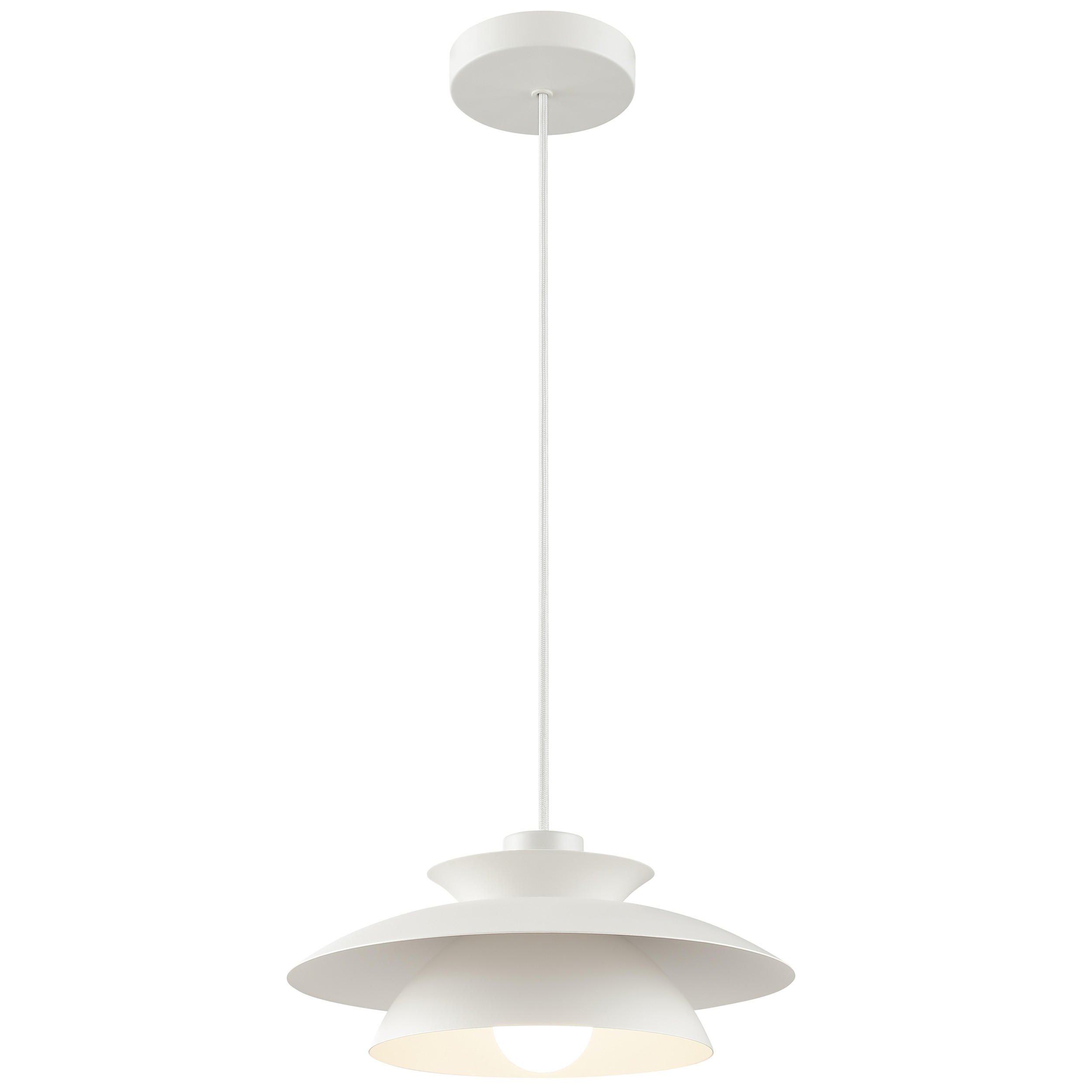 LED DECKENLEUCHTE Appia Weiß matt 30,5/30,5/120 cm - Weiß, Metall (30.5/30.5/120cm) - Brilliant