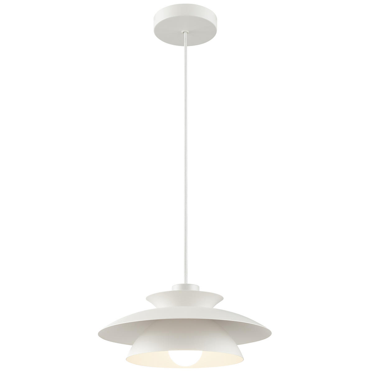 LED DECKENLEUCHTE Appia Weiß matt 30,5/30,5/120 cm - Weiß, Metall (30.5/30.5/120cm) - Brilliant