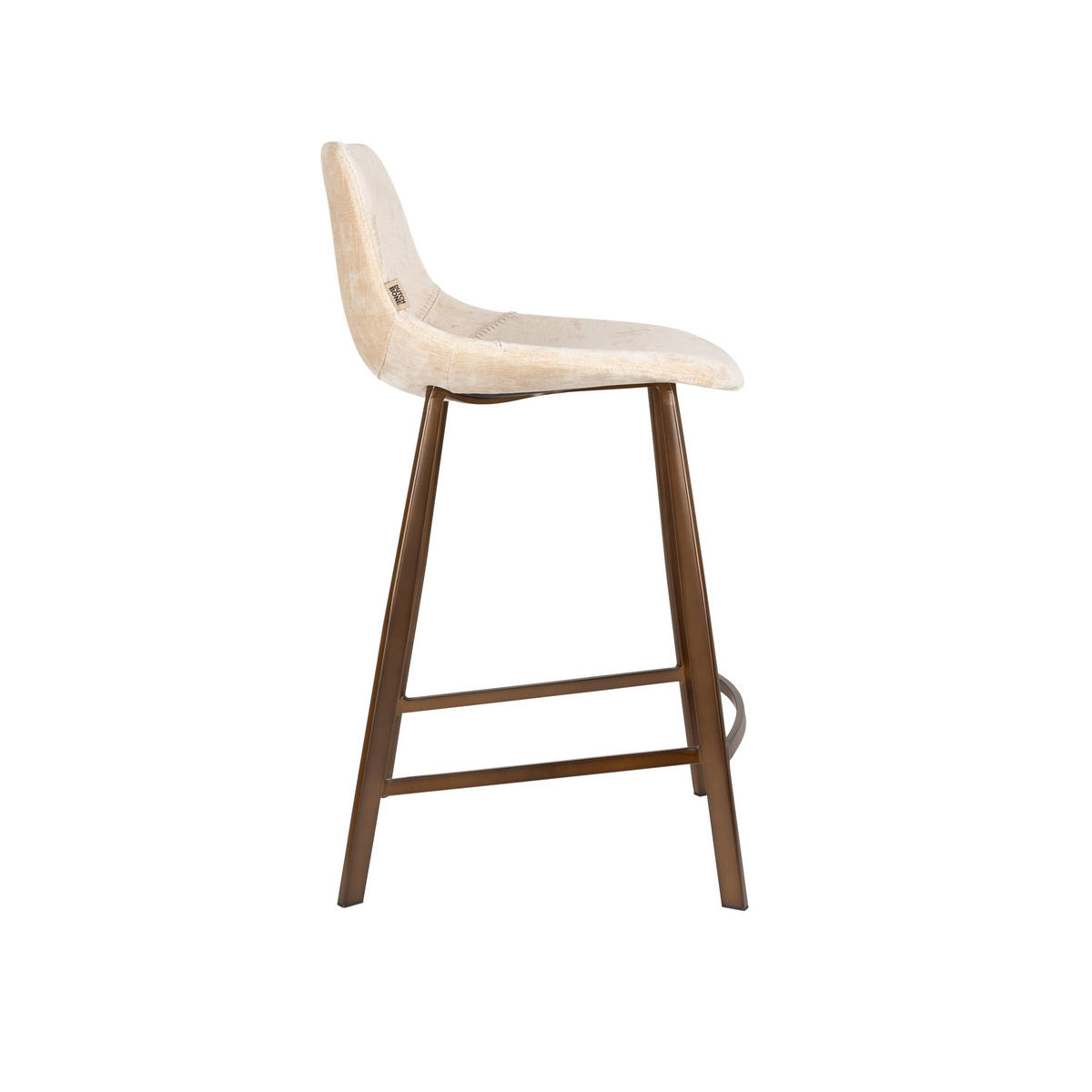 BARHOCKER Franky Rückenlehne 65 cm Beige - 2 er Set - Beige, Kunststoff (45/91/52cm) - Dutchbone