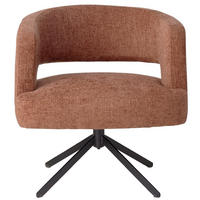 ESSZIMMERSTUHL Baldr Braun 74.4/72/76cm - Braun, Textil (72/76/74.4cm) - PTMD Collection