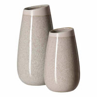 VASEN-SET Sintra beige 2er Set - Beige, Keramik (1cm) - Ritzenhoff Breker