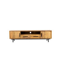 TV Board Jayden Mangoholz 180 cm / 40 cm Natur - Naturfarben, Holz (180/50/40cm) - Villa Möbel