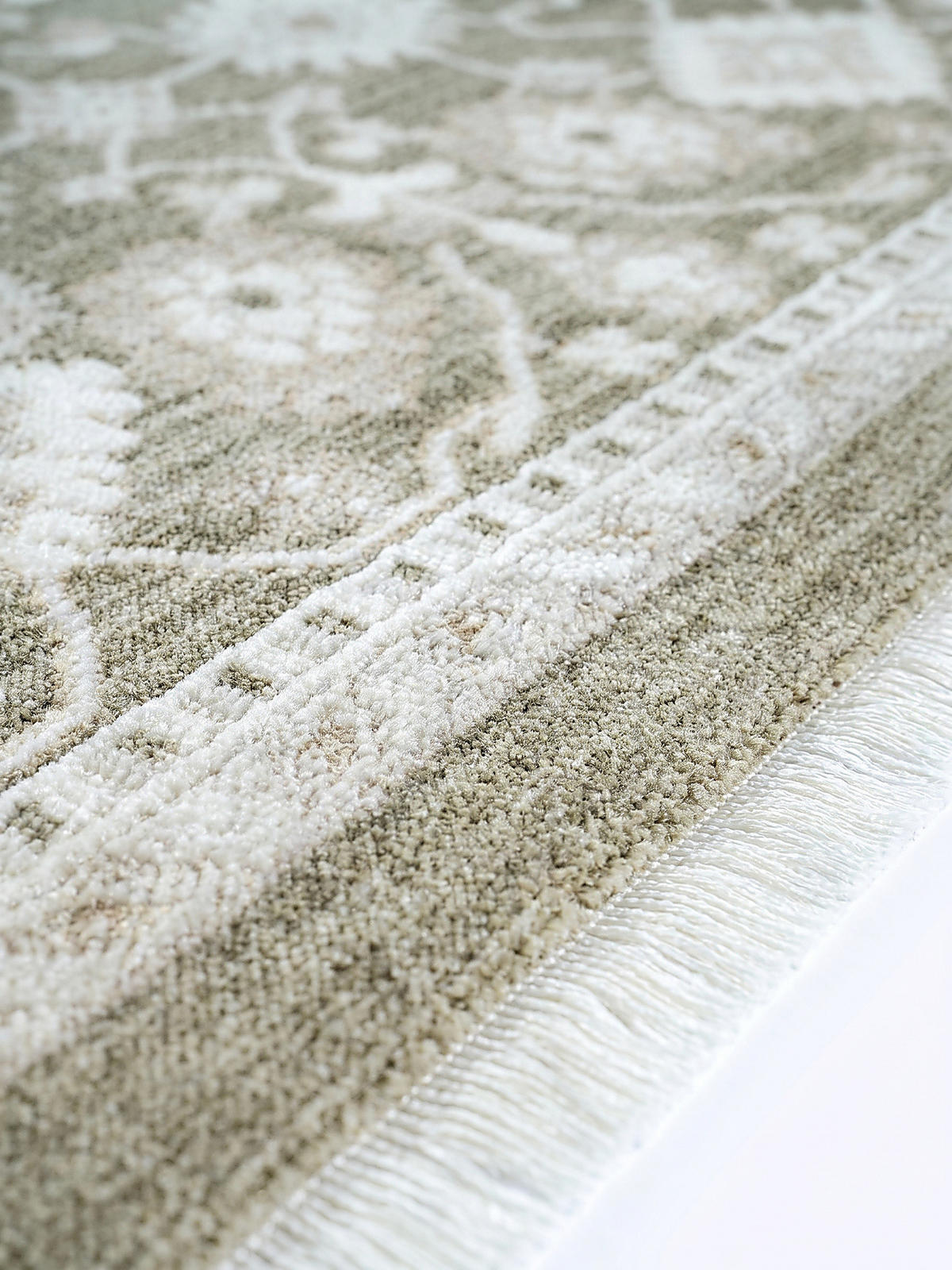 TEPPICHLÄUFER Orientalisch SCRIVIA Polypropylen Grün 80 x 150 cm - Grün, Textil (80/150cm) - KADIMA DESIGN