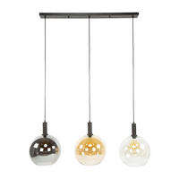 HÄNGELAMPE Sfera Schwarz 30/115/150 cm - Schwarz, Glas (30/115/150cm) - Hoyz Collection