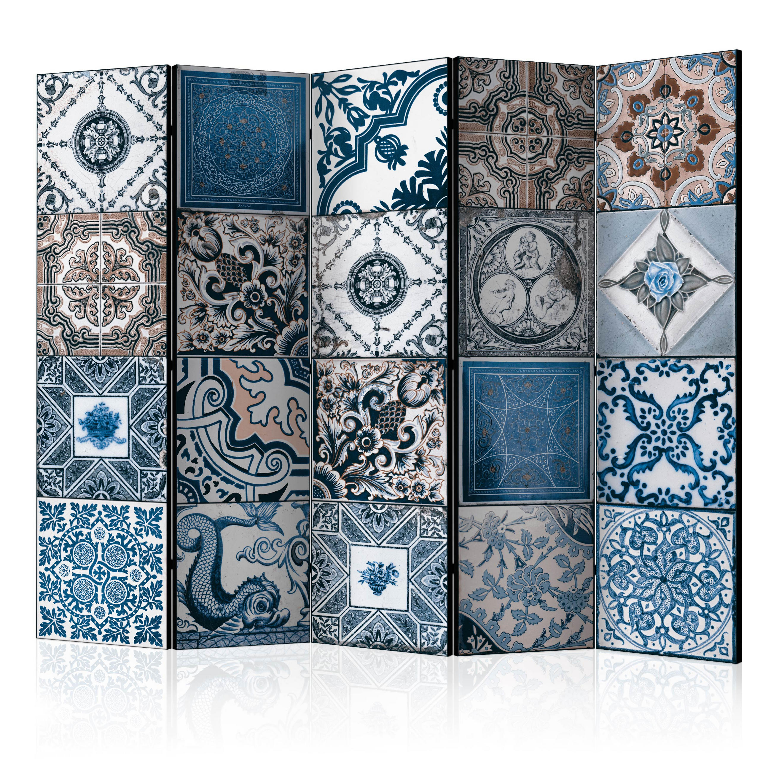 Muralo Paravent Blau 225x172x3 cm