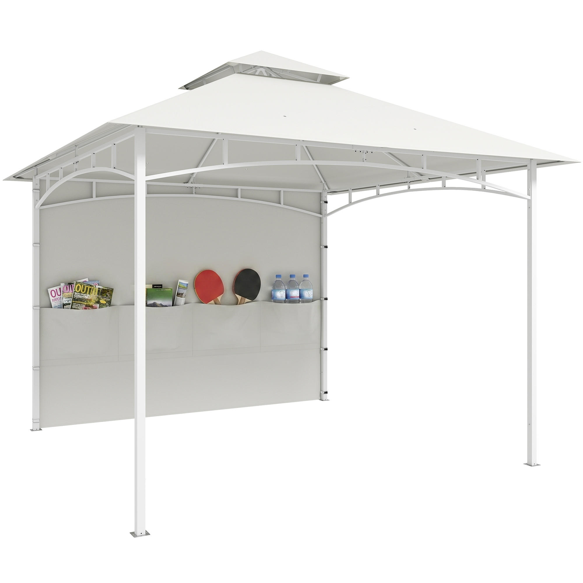 PAVILLON Weiß 1 Stück - Weiß, Metall (300/276/300cm) - GiPP