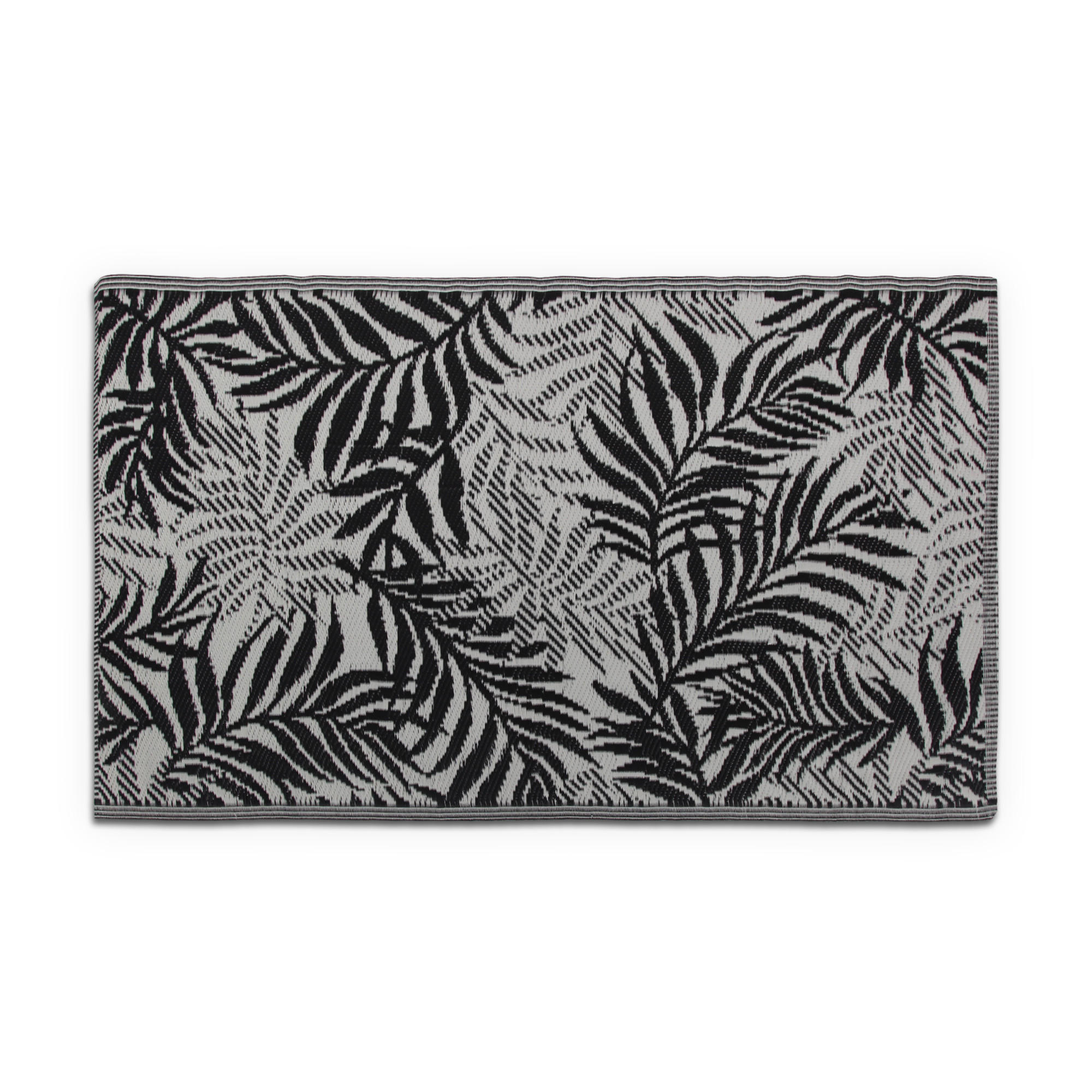 OUTDOORTEPPICH Teppich Wetterfest und UV-Beständig ( 160x230cm / Farn ) für Garten, Balkon, Terrasse - Hellgrau, Kunststoff (160/230cm) - Bestlivings