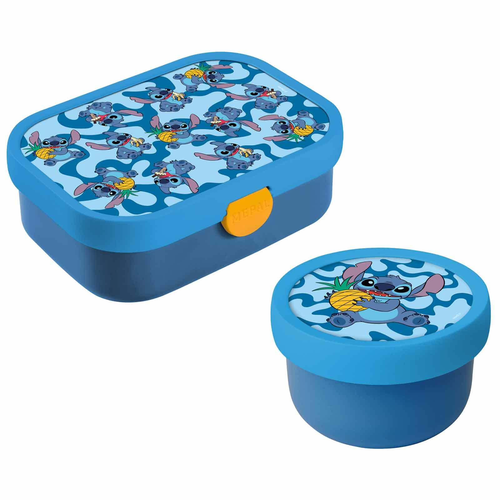 OBST- UND BENTOBOX STITCH Campus blau-gelb 300 & 750 ml - Blau/Gelb, Kunststoff (1/1/1cm) - Mepal