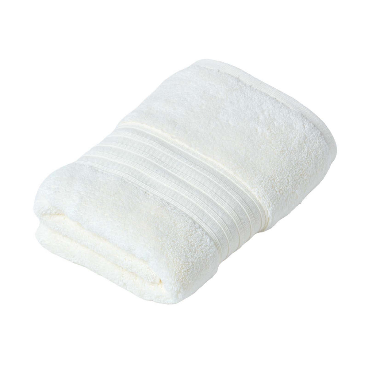 HANDTUCH Supima Select creme - Creme, Textil (50/90cm) - Homescapes