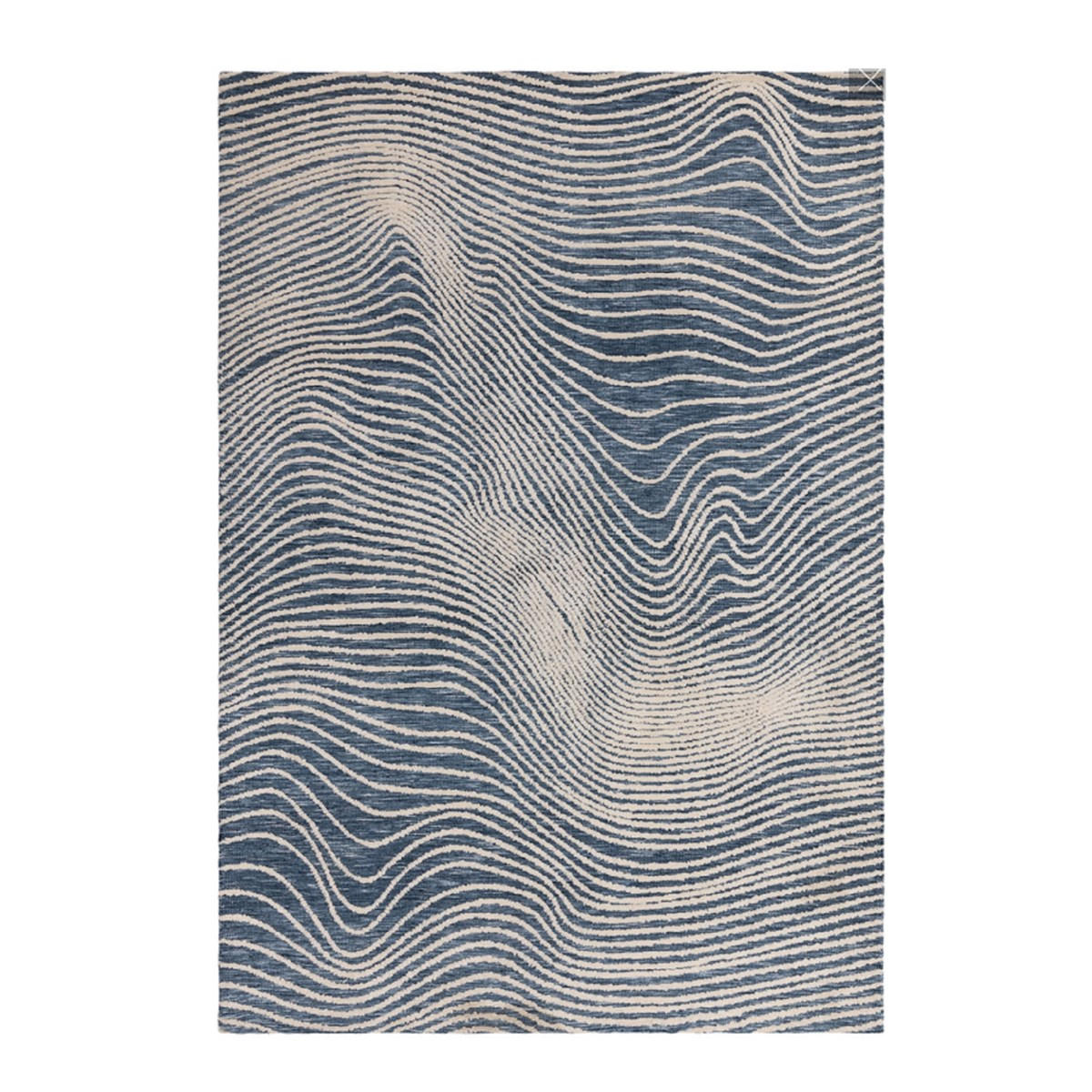 TEPPICH Moderner für Wohn- und Schlafzimmer MASSY Blau 160 x 230 cm - Blau, Textil (160/230cm) - Novatrend