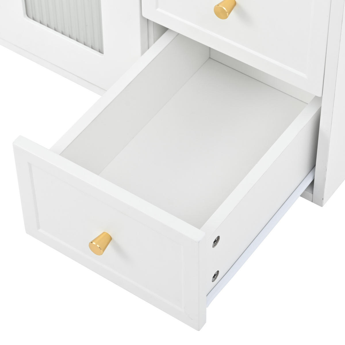 WASCHPLATZ Weiß 80/50/58 cm - Weiß, Holz (80/58/50cm) - PANGIVO