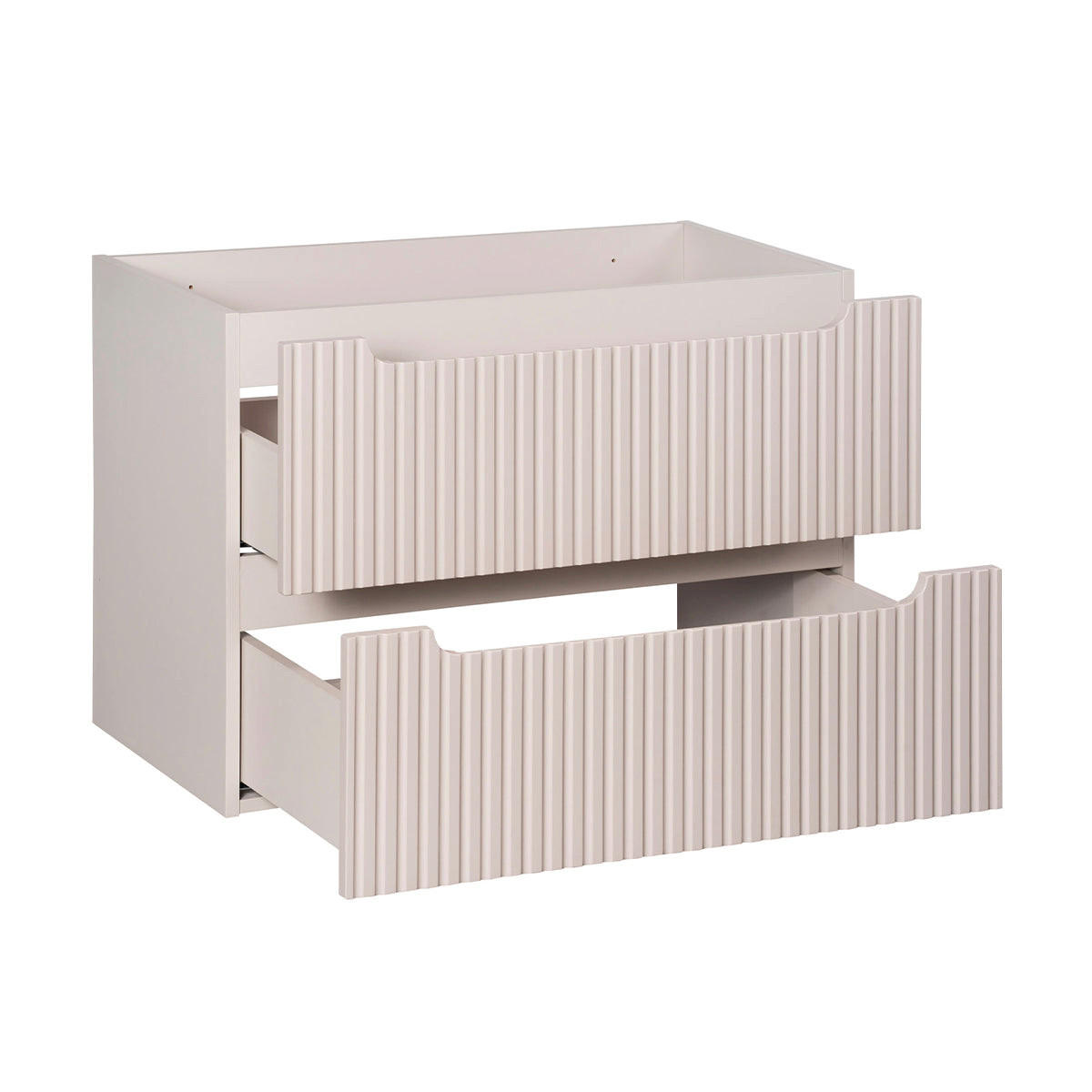 WASCHTISCHUNTERSCHRANK 80.4cm Riva Kaschmir - Beige, Holzwerkstoff (80.4/59/40cm) - Petits-meubles