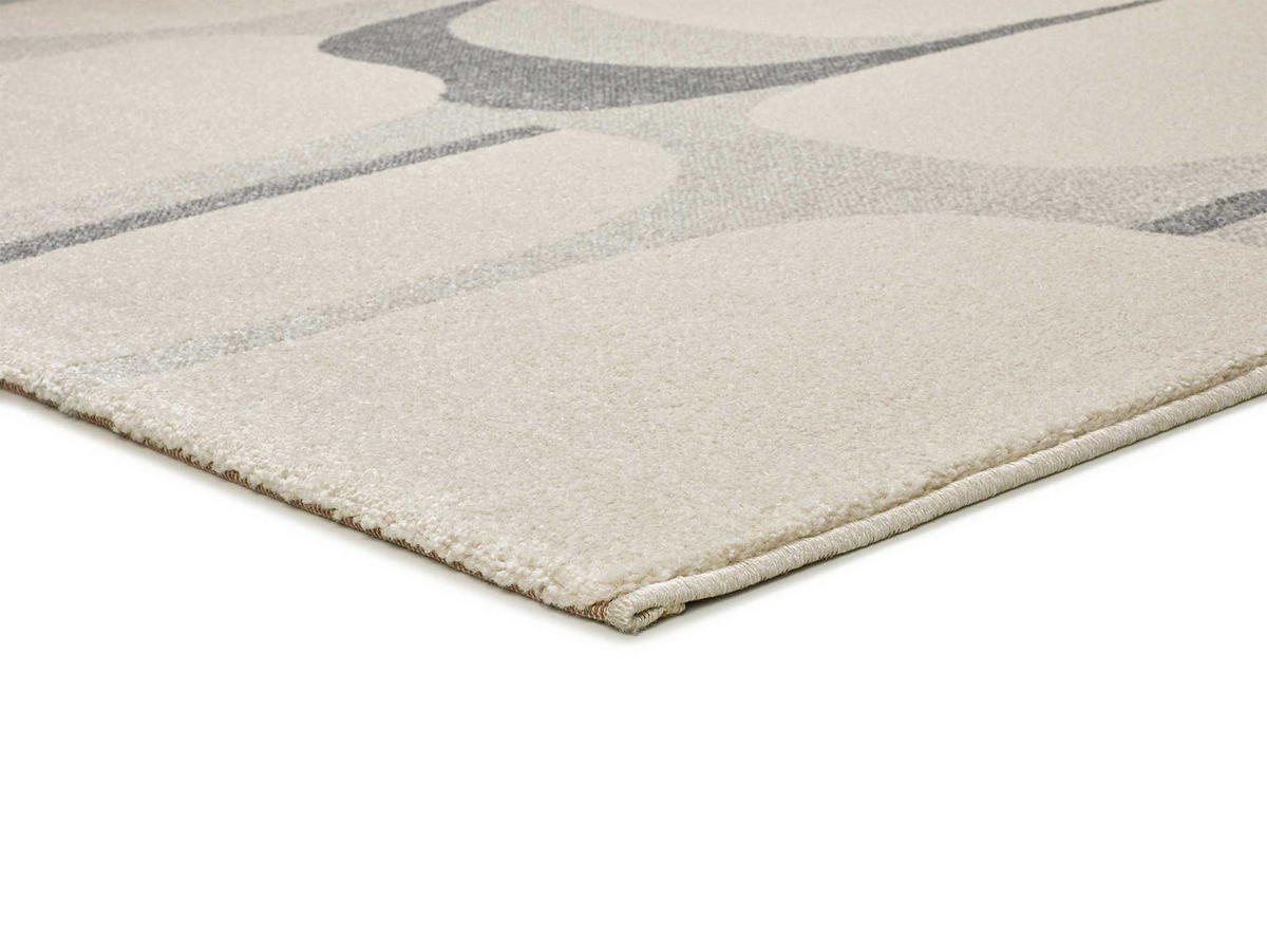 WEBTEPPICH beige und grau Porto 80/150 cm - Beige/Grau, Naturmaterialien/Textil (80/150cm) - Atticgo
