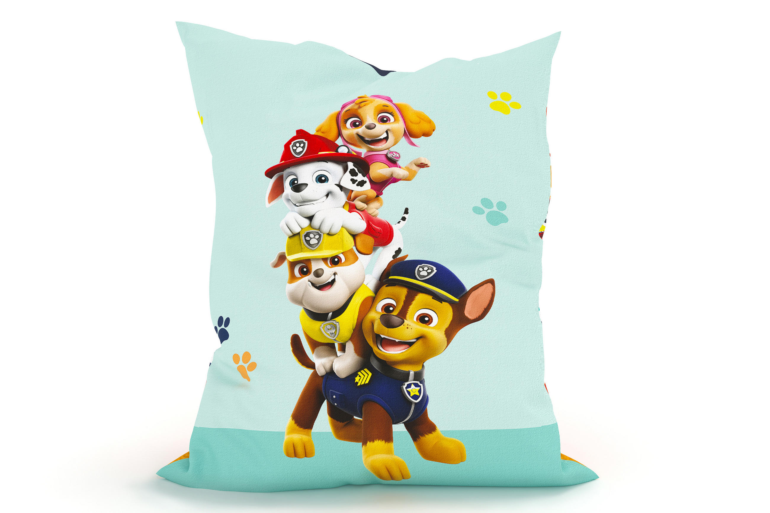 KINDER-SITZSACK - Paw Patrol_2 - Türkis/Weiß, Textil (100/25/135cm) - Green Bean