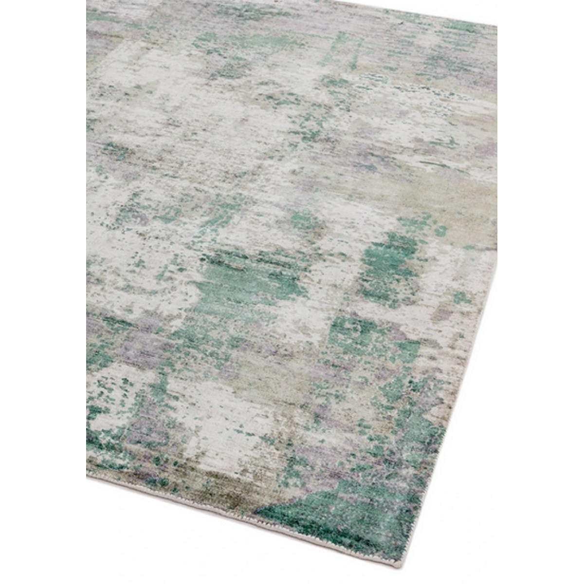TEPPICH Moderner handgefertigter für Wohn- und Schlafzimmer von BYGAT Grün 160 x 230 cm - Grün, Textil (160/230cm) - Novatrend
