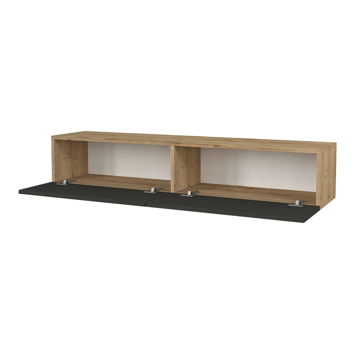 TV-ELEMENT Toivakka - Anthrazit, Holzwerkstoff (135/25/31cm) - [en.casa]