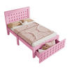 HOLZBETT 90X190 cm mit Schubladen und Stauraum - Pink, Holz (90/190cm) - FLIEKS