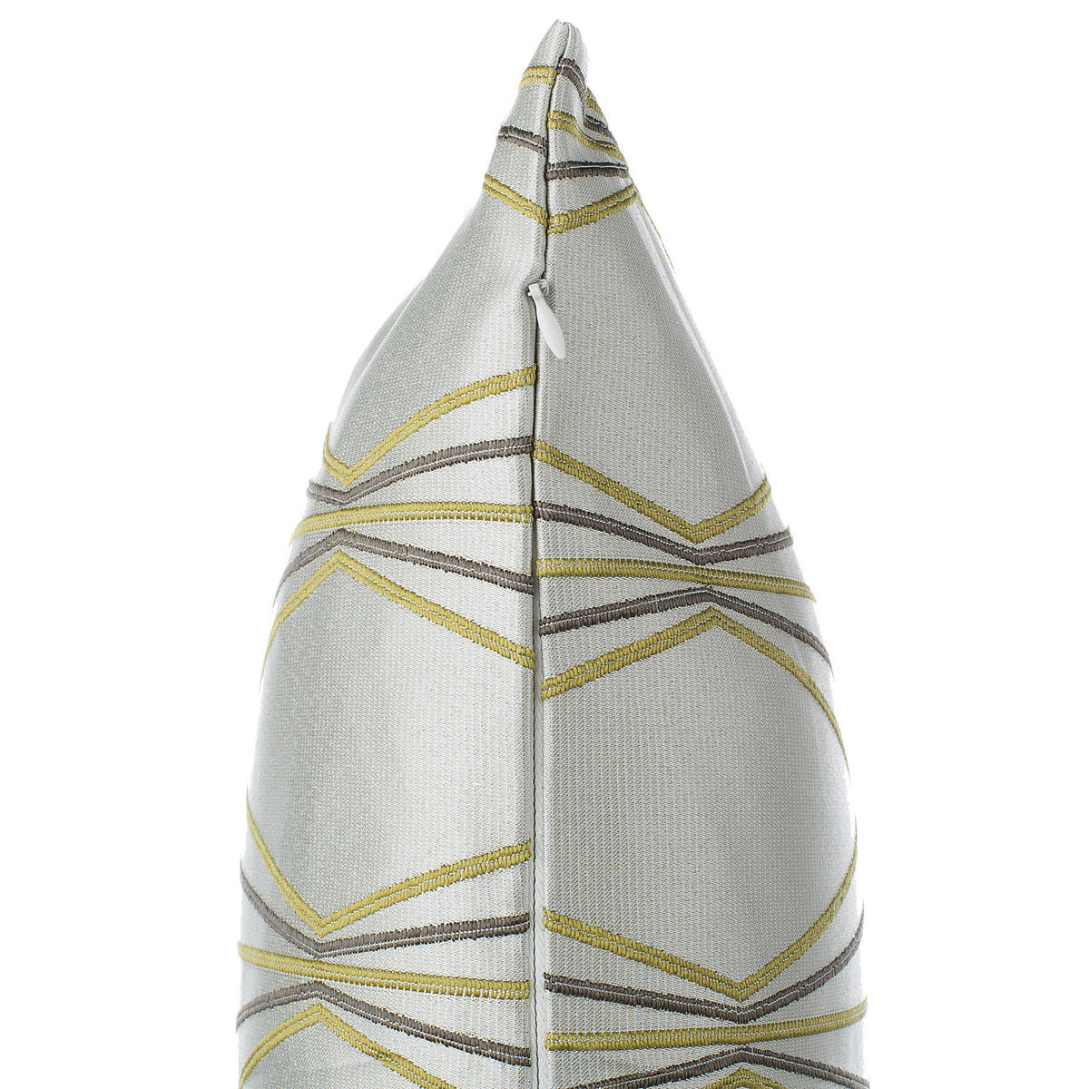 DEKOKISSEN 2er-Set Hellgrau 45/45 cm Fennel - Hellgrau, Textil (45/45cm) - Beliani