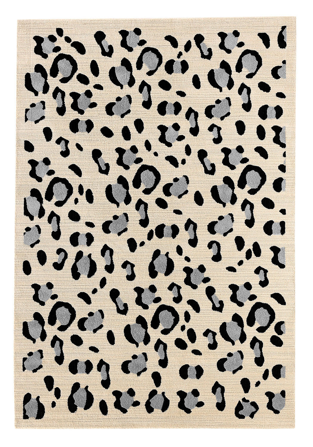 TEPPICH mit Leopardenmuster 160/230 cm Leovah Creme - Creme, Textil (160/230cm) - Nazar Rugs