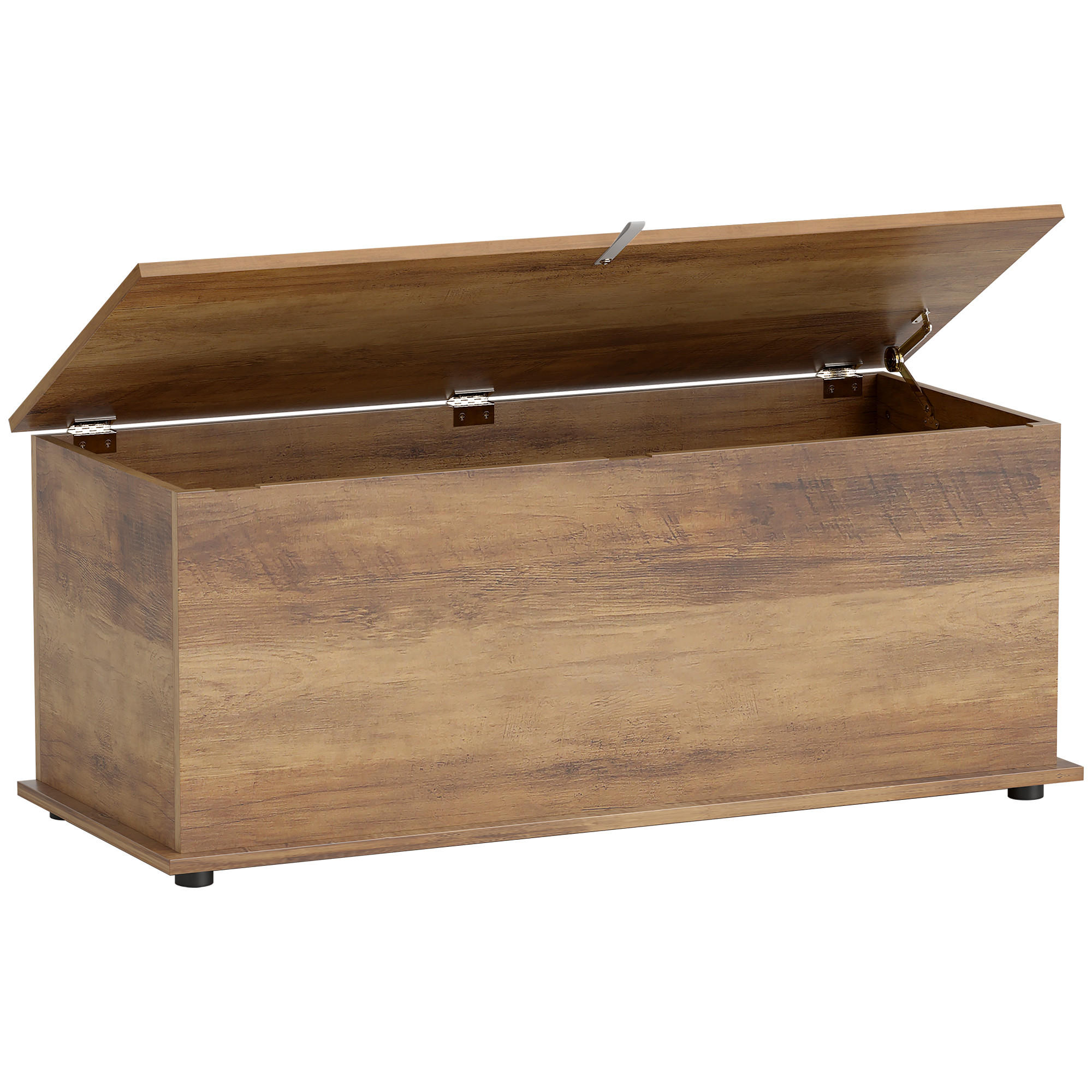 KISSENBOX DE-12479 mit klappdeckel 100/40/40 cm Braun - Braun, Holzwerkstoff (40/40/100cm) - ComfortXL