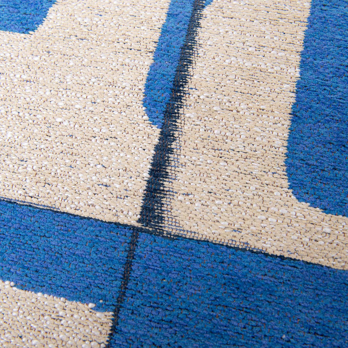 TEPPICH Flachgewebe BELL FLOWER Blau 240x340 cm - Blau, Textil (240/340cm) - Novatrend