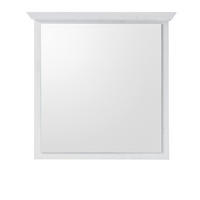 GARDEROBENSPIEGEL weiß Pinie Landhaus, Wandspiegel 92 x 99 cm - Weiß, Holz/Holzwerkstoff (92/99/6cm) - Furn.Design