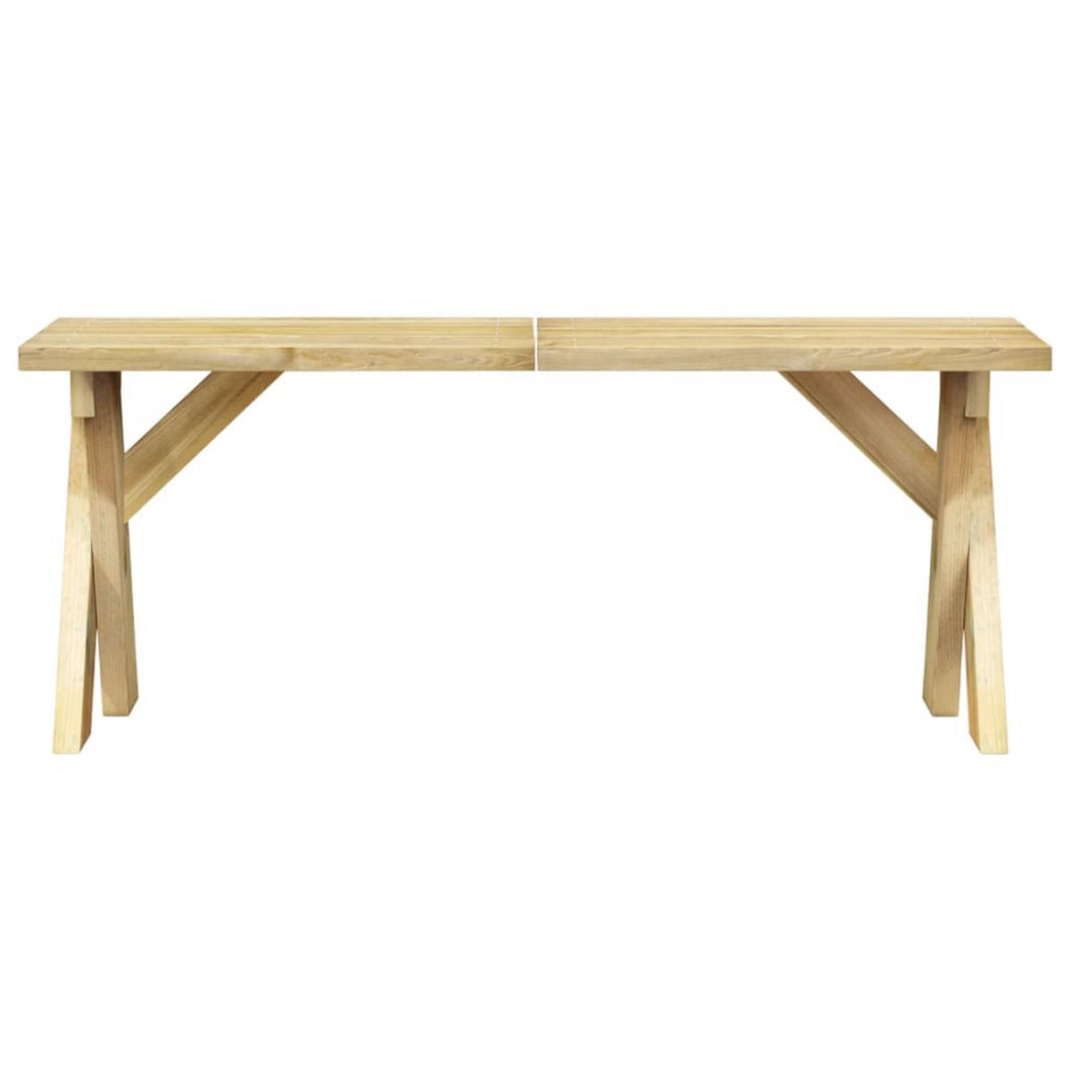 GARTENBANK 110 cm Kiefernholz Imprägniert - Braun, Holz (110/44/36cm) - furnicato