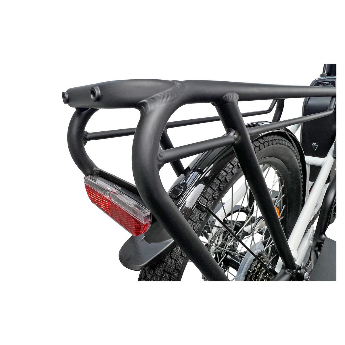 CARGO E-BIKE 24" CARGADO - Weiß, Metall (125cm) - LLOBE