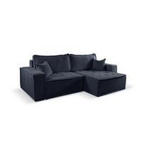 ECKSOFA Bohoo Mit Schlaffunktion Graphit Rechts - Graphitfarben, Holz (248/140cm) - Kaiser Möbel