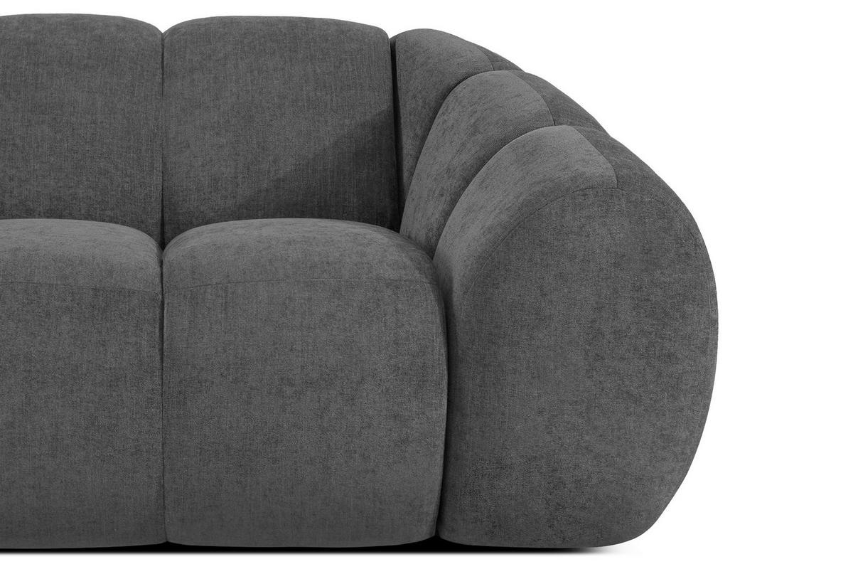 ECKSOFA LINKS FLAVA, Aschgrau - Grau, Holz/Holzwerkstoff (310/270cm) - KONSIMO®