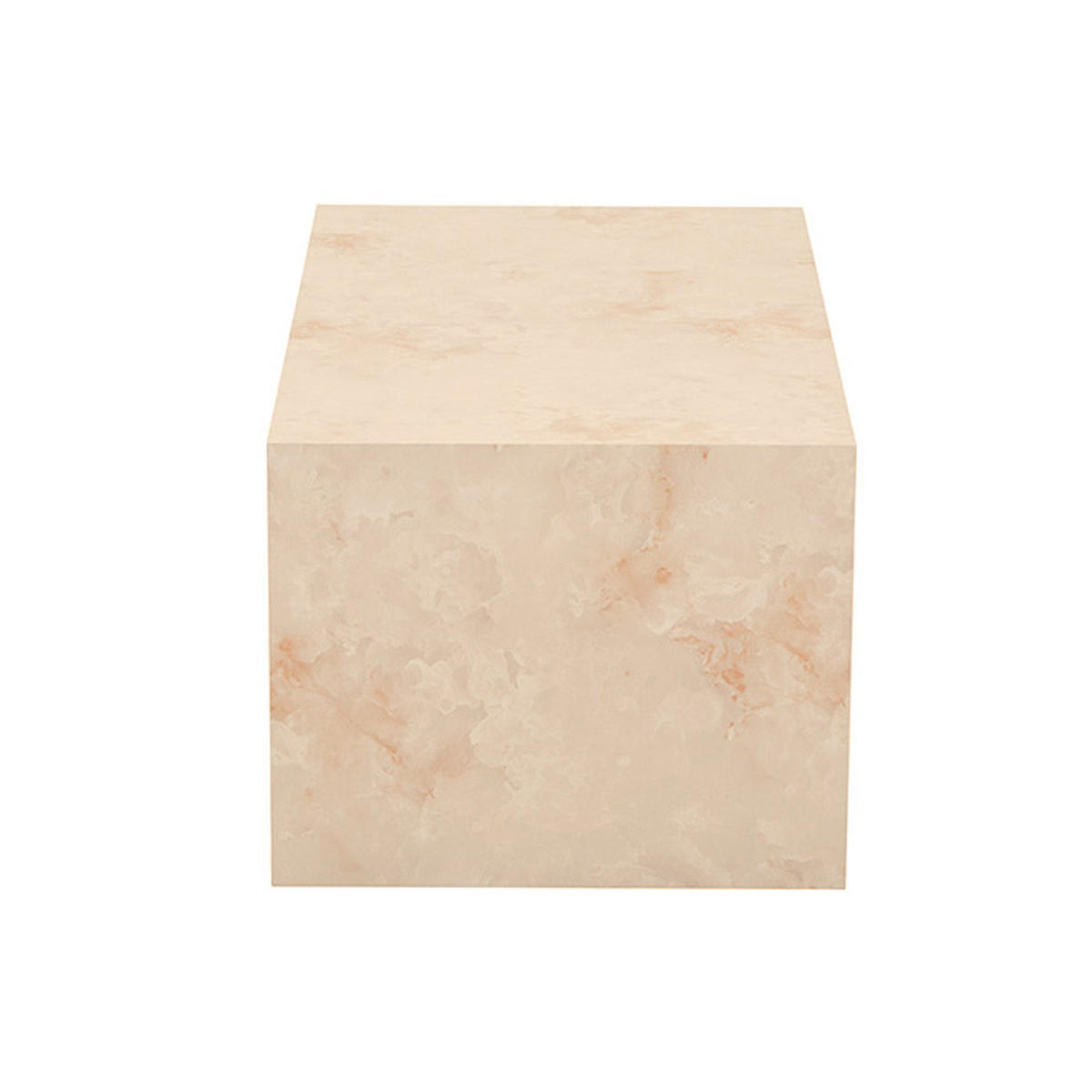 COUCHTISCH AMIRI L - Sandstein, 95 x 40 x 50 cm - Beige, Holzwerkstoff/Textil (50/95/40cm) - Home Deluxe