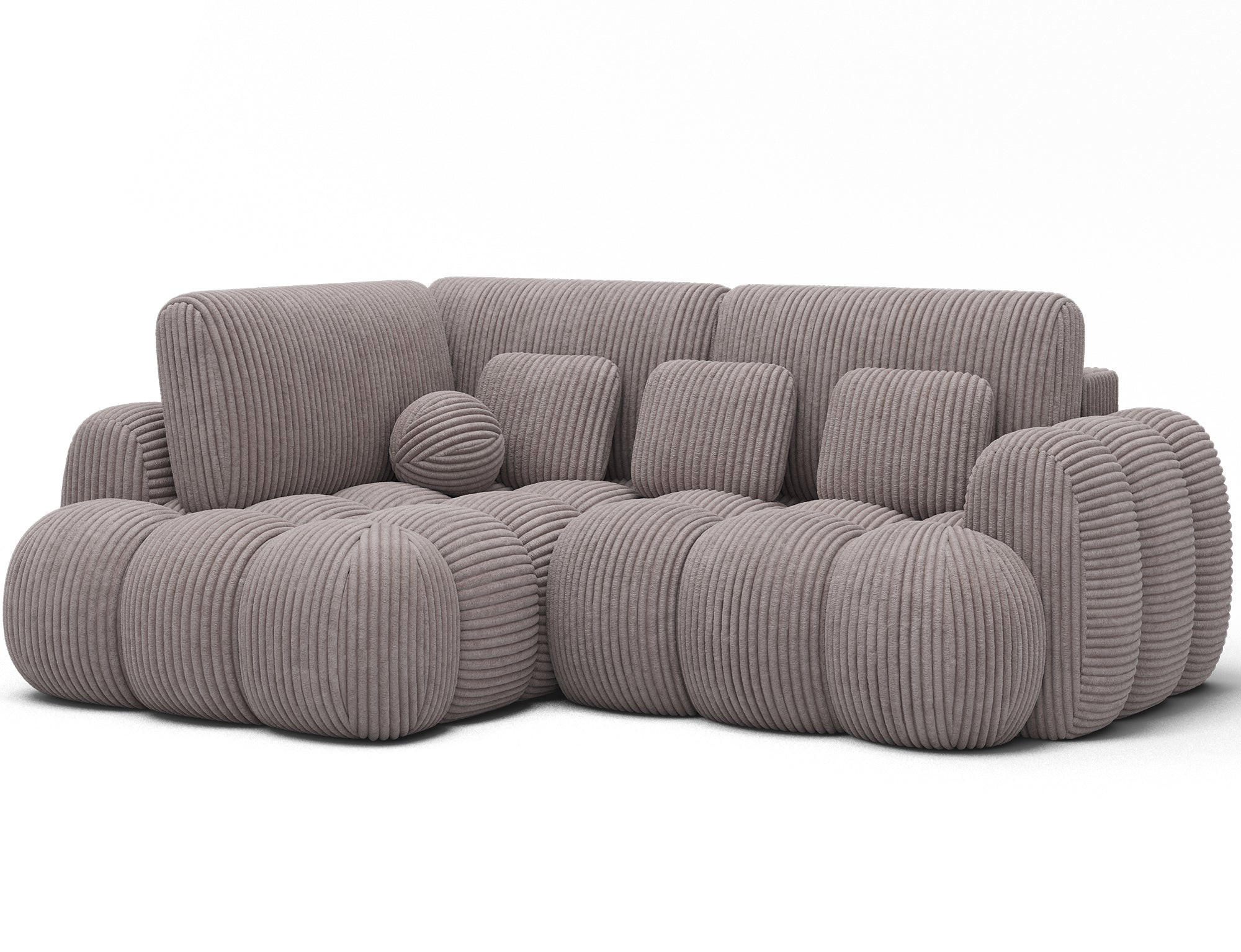 ECKSOFA COZION L-Form mit Schlaffunktion & Bettkasten – Modernes 3-Sitzer Sofa, HR-Kaltschaum, Wellenfederung, 267 × 165 cm - Hellgrau/Schwarz, Kunststoff (165/267cm) - Wohnideebilder