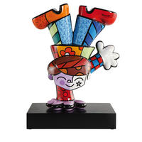 DEKOFIGUR Romero Britto Dancing Boy, Porzellan, Bunt, Limited Edition - Multicolor, Keramik (17.5/47.5/35.5cm) - Goebel