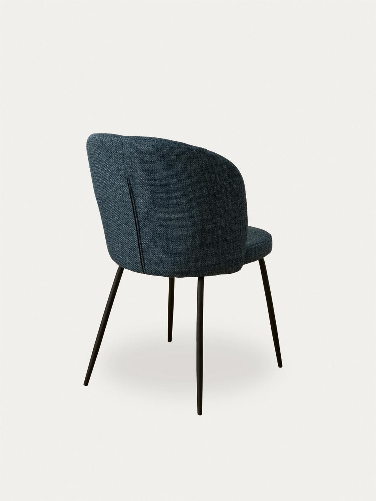 STUHL Beiz Blau 54 cm x 81 cm - Blau, Textil (54/81/59cm) - Kenay Home
