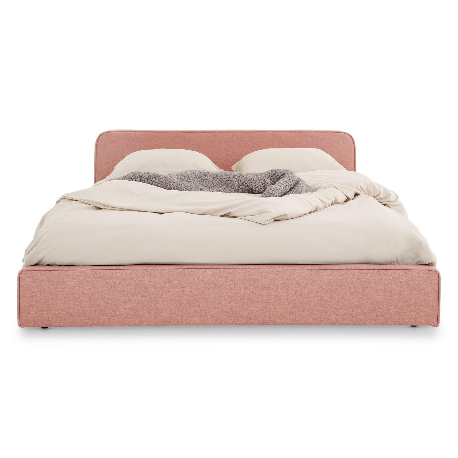 POLSTERBETT MARINI 140X200 CM - Altrosa, Textil (140/200cm) - IDIMEX