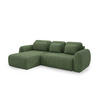 ECKSOFA Gaston Mit Schlaffunktion - Grün, Holzwerkstoff/Textil (304/190cm) - Fun Möbel