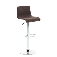 BARHOCKER BERLIN Braun Stoff - Braun, Textil/Metall (39/84/36cm) - DELUKE