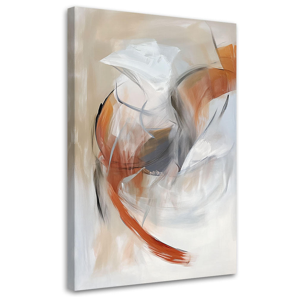 Feeby Leinwandbild Beige 60x90 cm