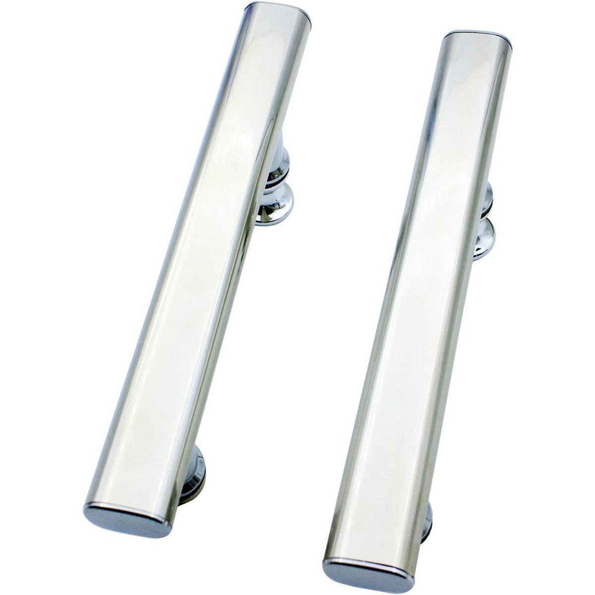 MÖBELGRIFF 2er-Set 145 mm Edelstahl - Silberfarben, Metall (2/15/2.1cm)