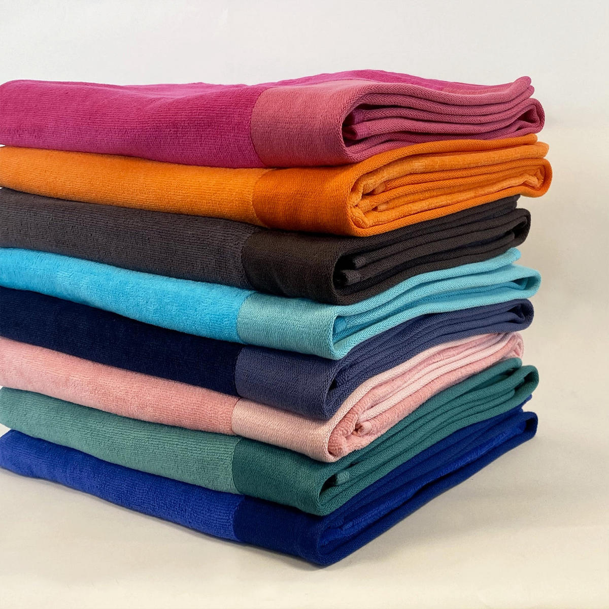 BADETUCH Velours uni Shady Candy 140x180 370g/m² - Pink, Textil (140/180cm) - LE COMPTOIR DE LA PLAGE