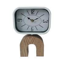 WANDUHR Weiß 5/16/24 cm - Weiß, Metall (5/24/16cm) - Mobili Rebecca