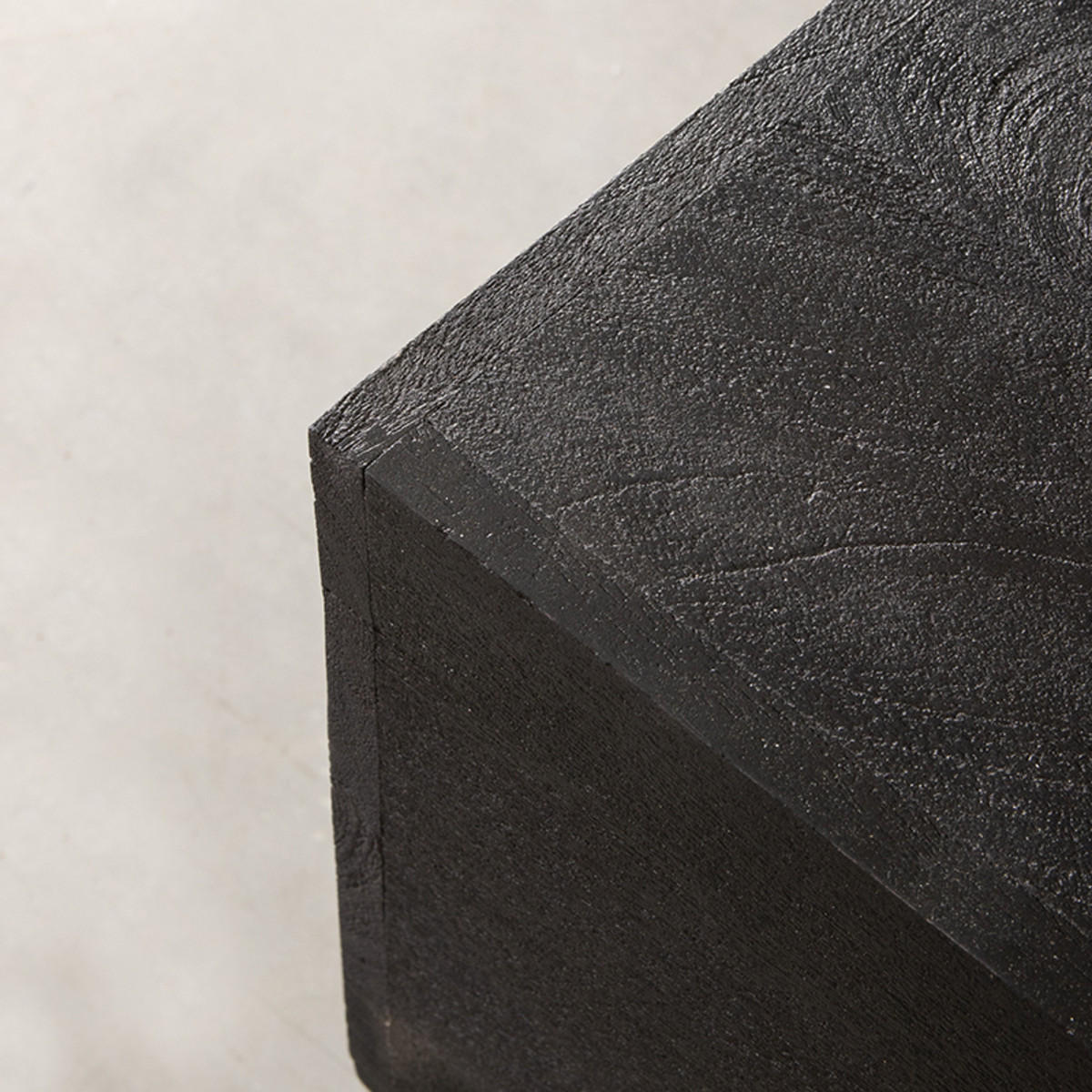 COUCHTISCH Cube Schwarz 80/80/40 cm - Schwarz, Holz (80/80/40cm) - LABEL51