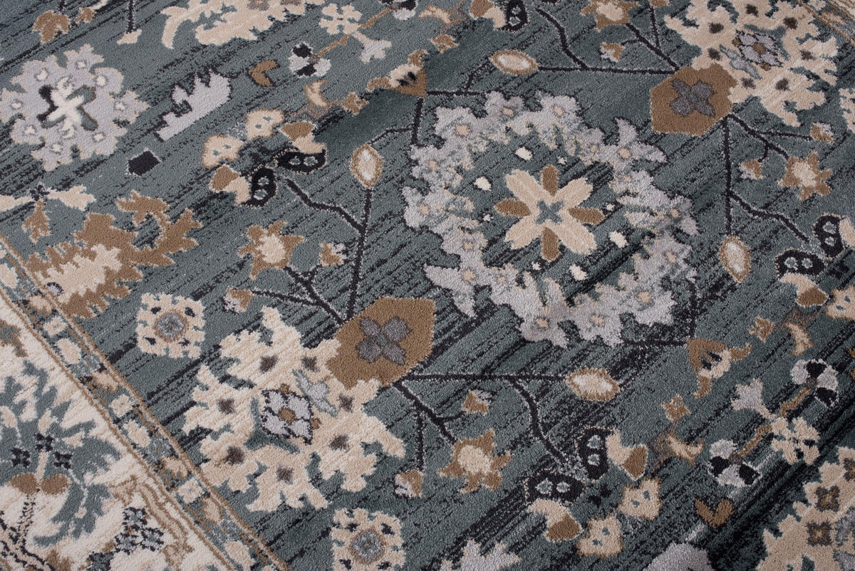 TEPPICH COLORADO Blau 140/200 cm - Blau, Kunststoff (140/200cm)