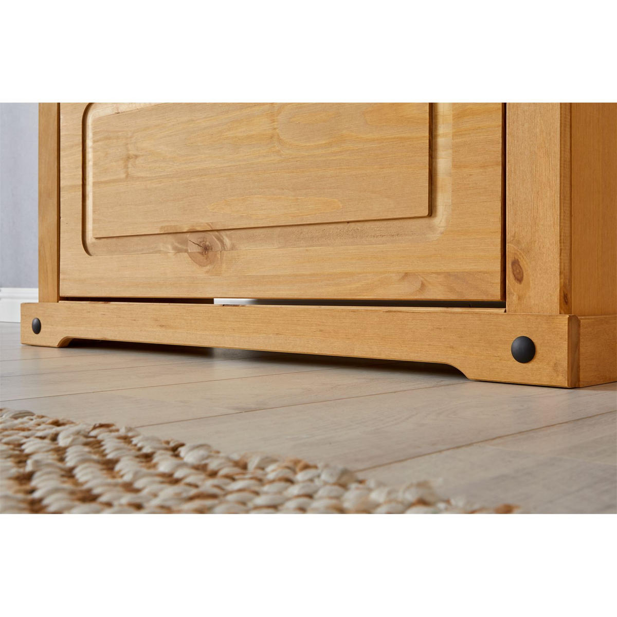 MEXICO MÖBEL SCHUHBANK TEQUILA - Naturfarben, Holz (95/50/38cm) - IDIMEX