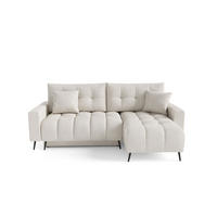 ECKSOFA - Sofa Forta mini - Ecru (Amon 17) - Ecru, Holz (232/148cm)